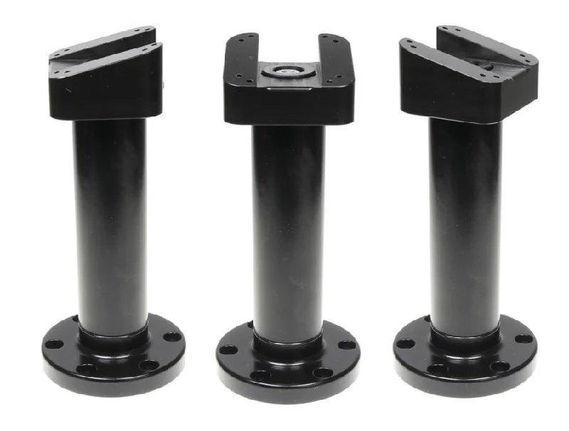 Solid Core Swiveling Pedestal Mount - 4.5" with 15° Angled Head