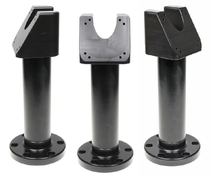 Solid Core Swiveling Pedestal Mount - 4.5" with 60° Angled Head