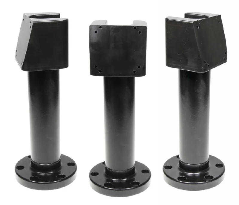 Solid Core Swiveling Pedestal Mount - 4.5" with 75° Angled Head