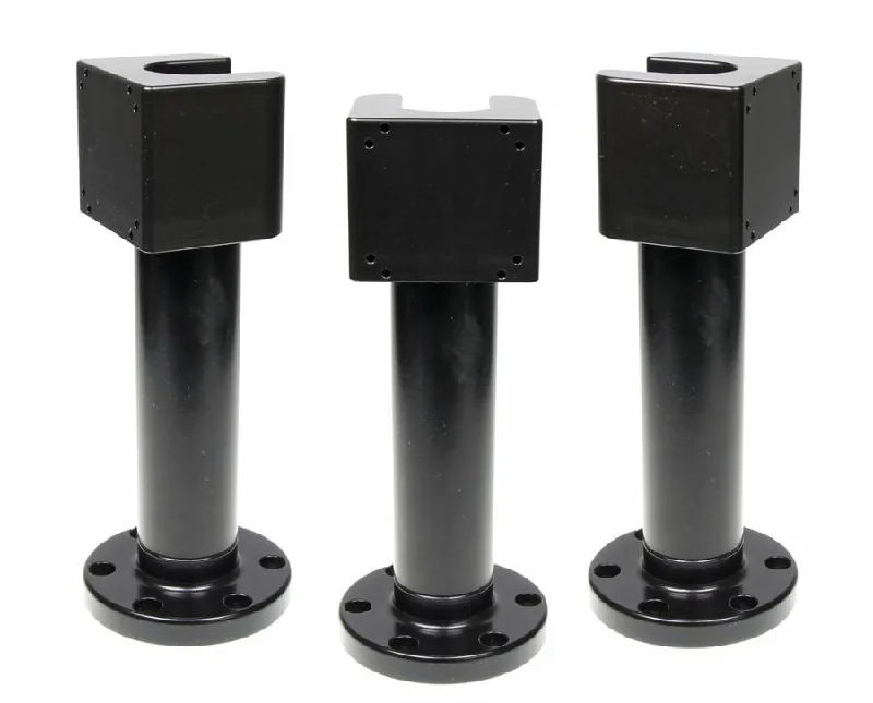 Solid Core Swiveling Pedestal Mount - 4.5" with 90° Angled Head