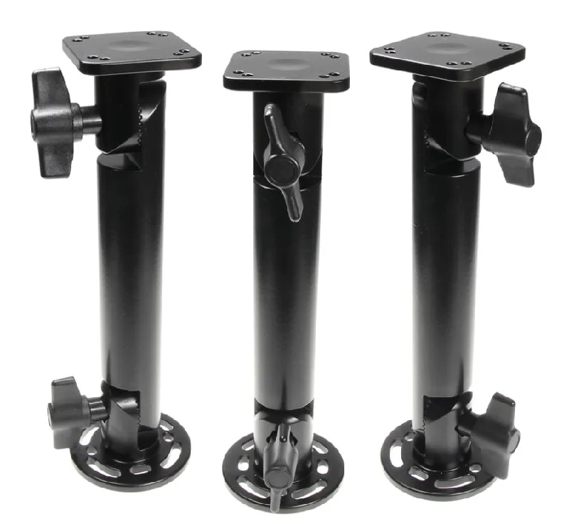 Heavy-Duty Pedestal Mount - 8" with Interlocking Teeth (Square Top)