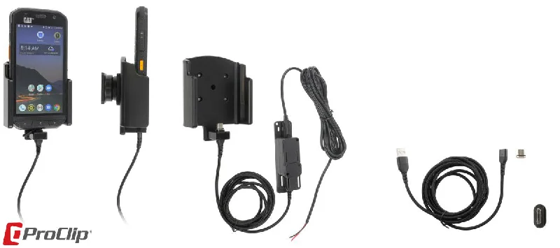 Charging Cradle with Hard-Wire Power Supply for CAT Phone S41