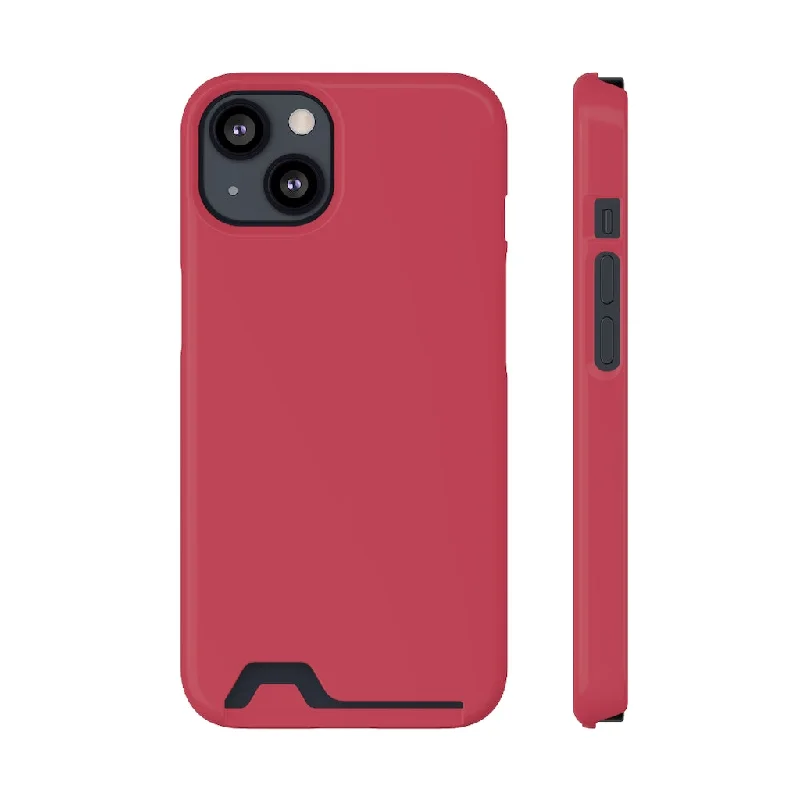 Brick Red iPhone Case (Card)