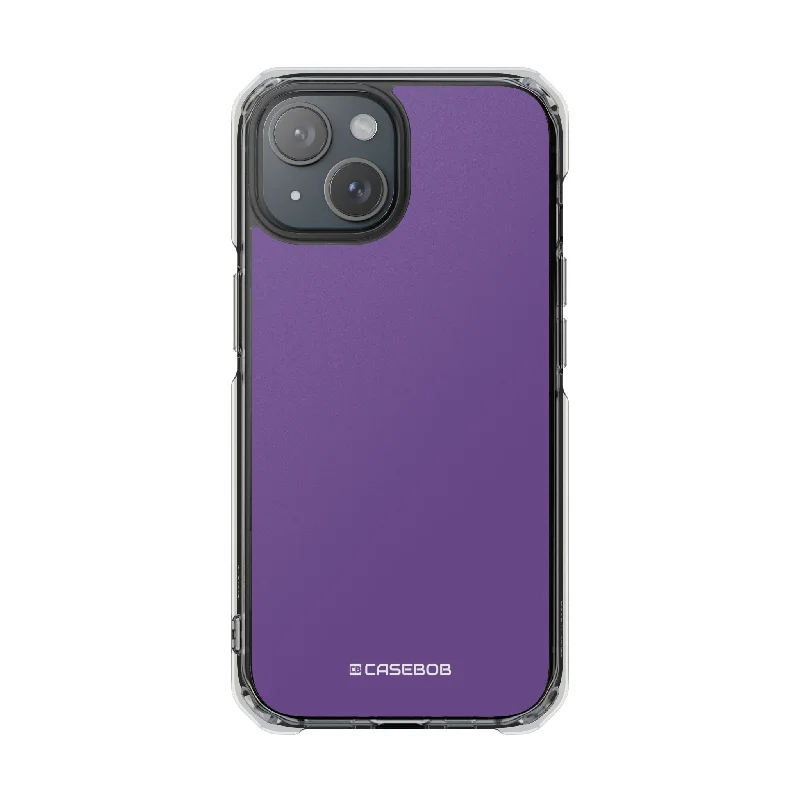 Dark Lavender - Clear Impact Case for iPhone