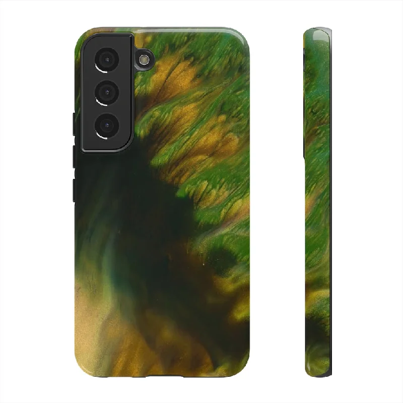 Green Forest Ink Art Android Case - Protective Phone Case