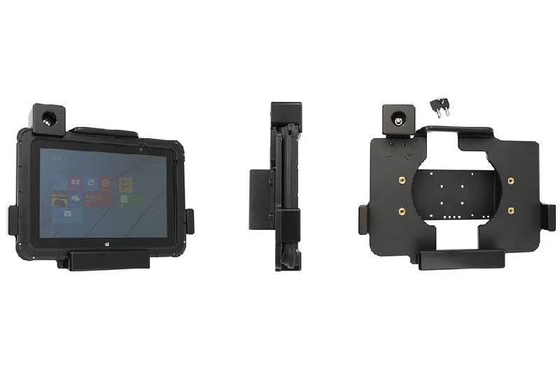 Non-Charging Cradle with Key Lock for the Zebra ET50/51/55/56 10.1 with Rugged Frame