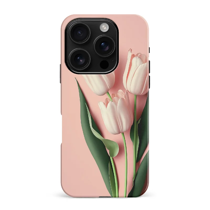 Tulips in Pink Floral Phone Case