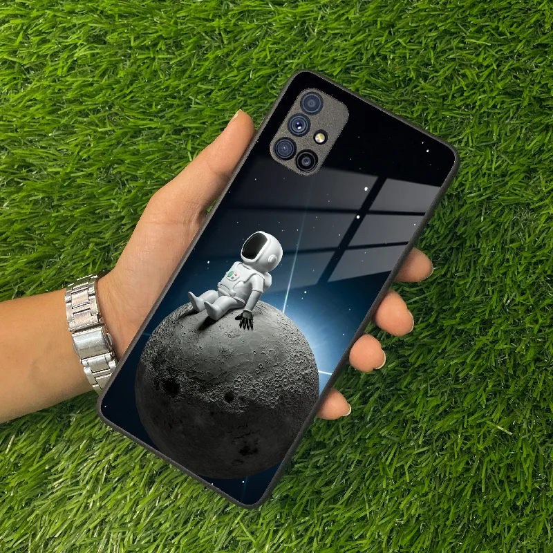 Astronod Moon Glass Case Cover For Samsung