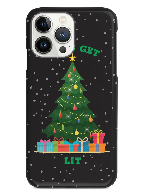 Christmas - Let's Get Lit - Black Case