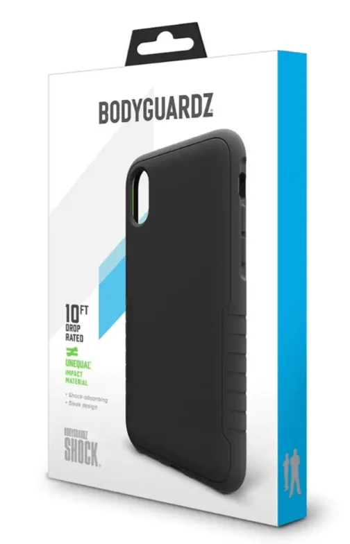 BodyGuardz Unequal iPhone X/Xs Black Case Protection