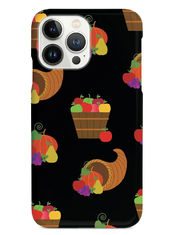 Cornucopia Pattern - Black Case