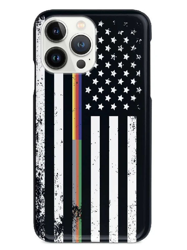 Downward American Flag - Thin Lines Combo Case