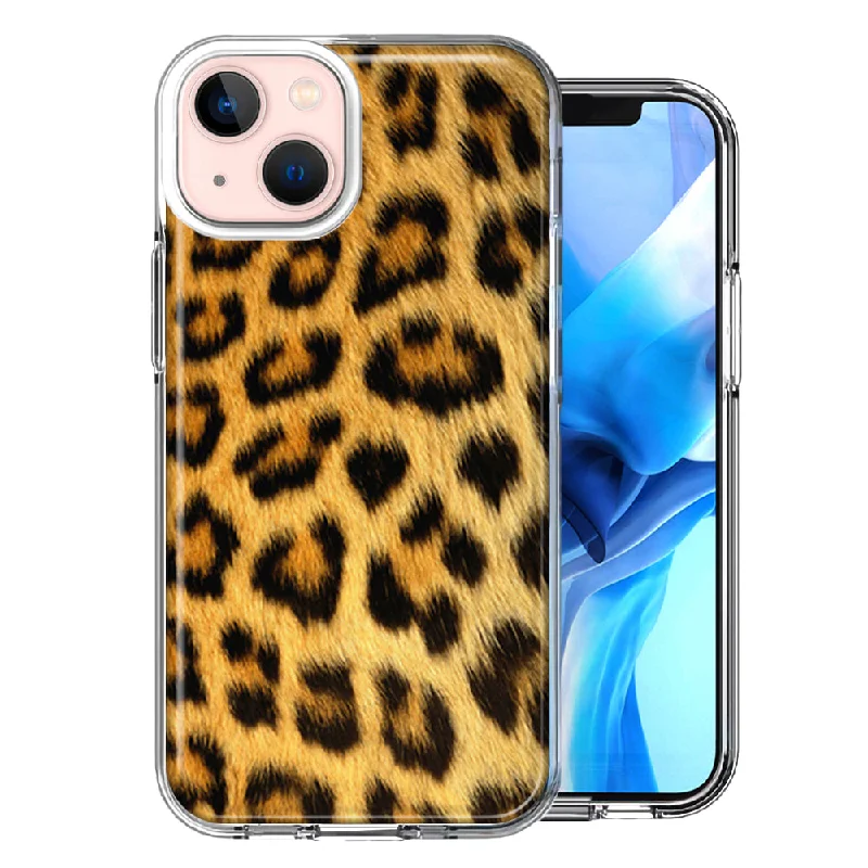 For Apple iPhone 15 Classic Leopard Case Cover