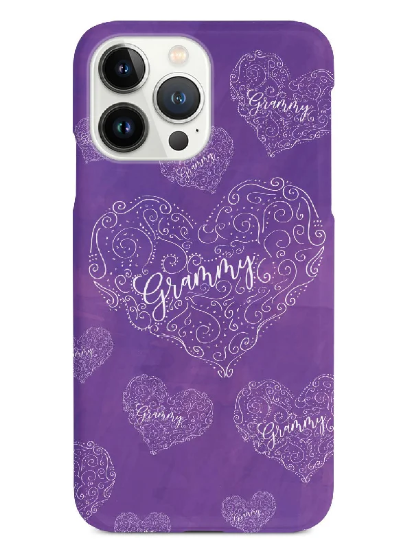 Grammy Doodle Heart - Purple Case