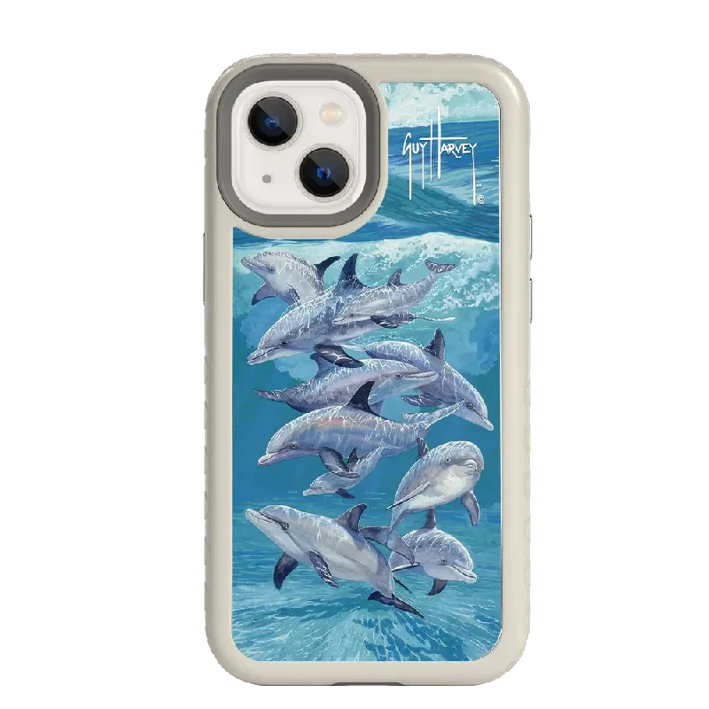 Guy Harvey Fortitude Series for Apple iPhone 13 Mini - Dolphin Oasis