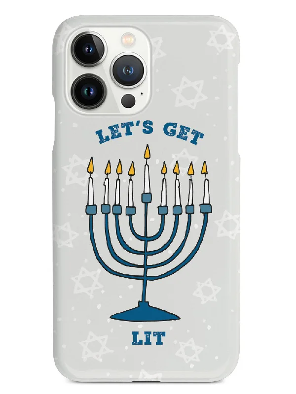 Hanukkah - Let's Get Lit - White Case