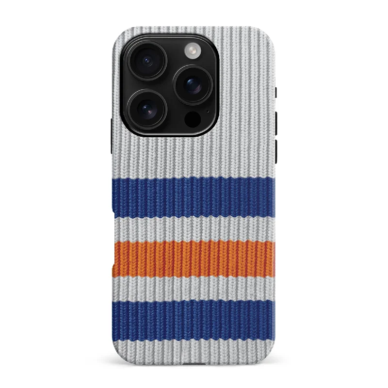 Hockey Sock Phone Case - Edmonton Oilers Away