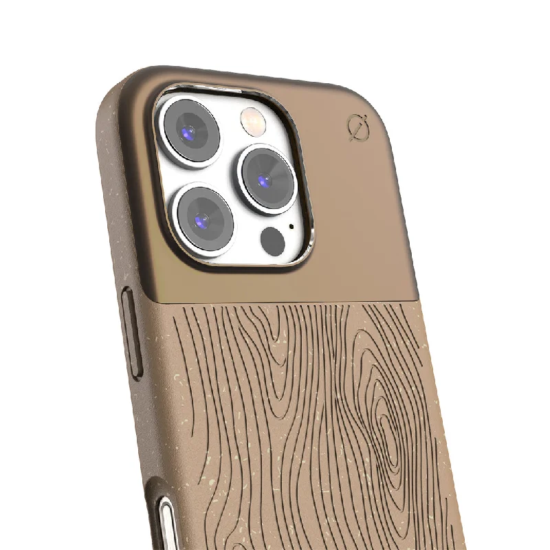 iPhone 16 Pro MagSafe Case - Split Wood Fiber