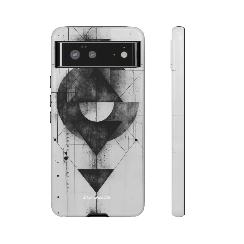 Monochrome Geometry - Phone Case for Google Pixel