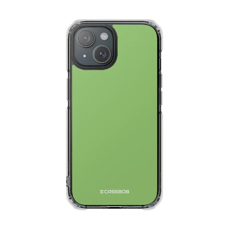 Pistachio Green - Clear Impact Case for iPhone