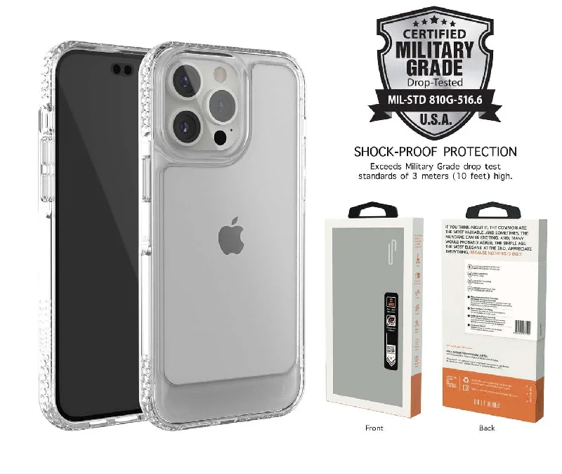 Ugly Rubber U-Model Bumper Clear Case for iPhone 14 Pro