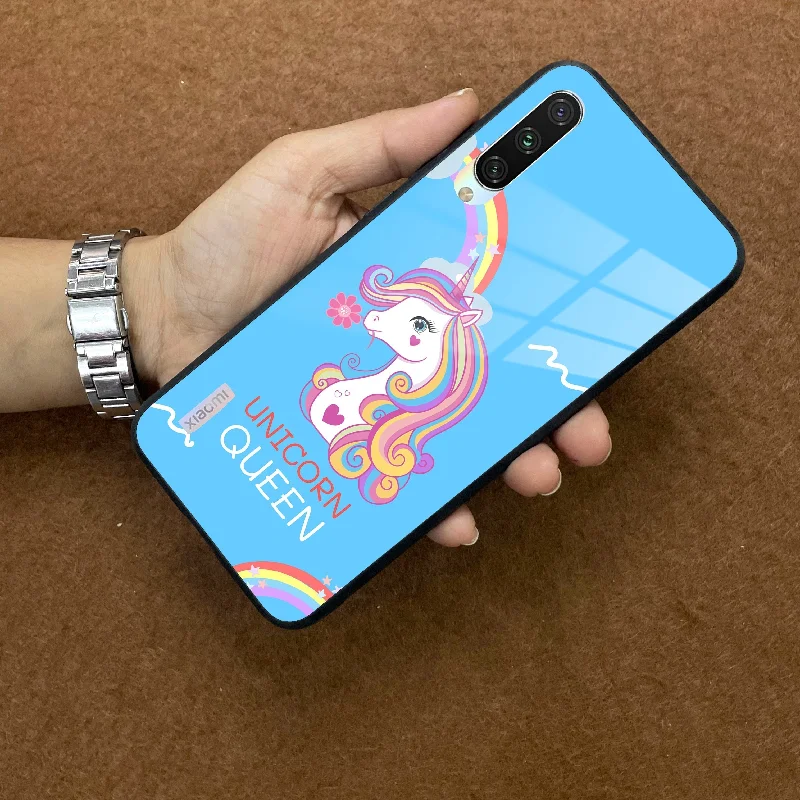 Blue Unicorn Queen Glass Phone Case For Redmi/Xiaomi