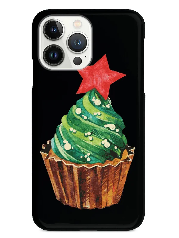 Christmas Cupcake - Black Case