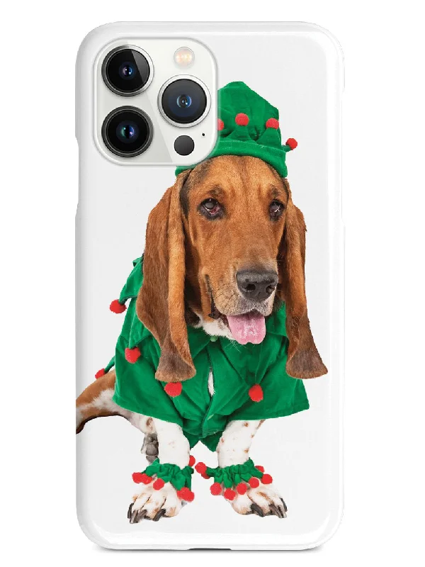 Christmas Elf Basset Hound Case