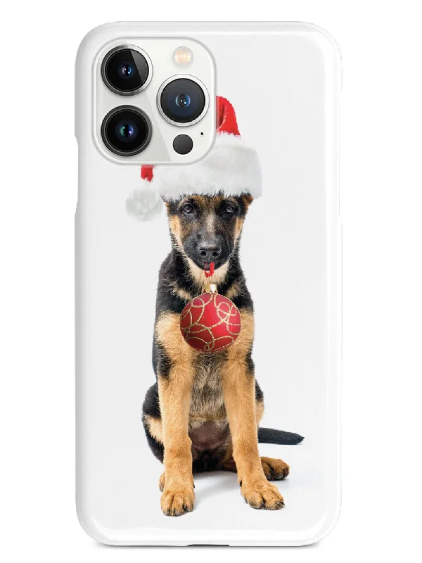 Christmas German Shepherd Puppy Case