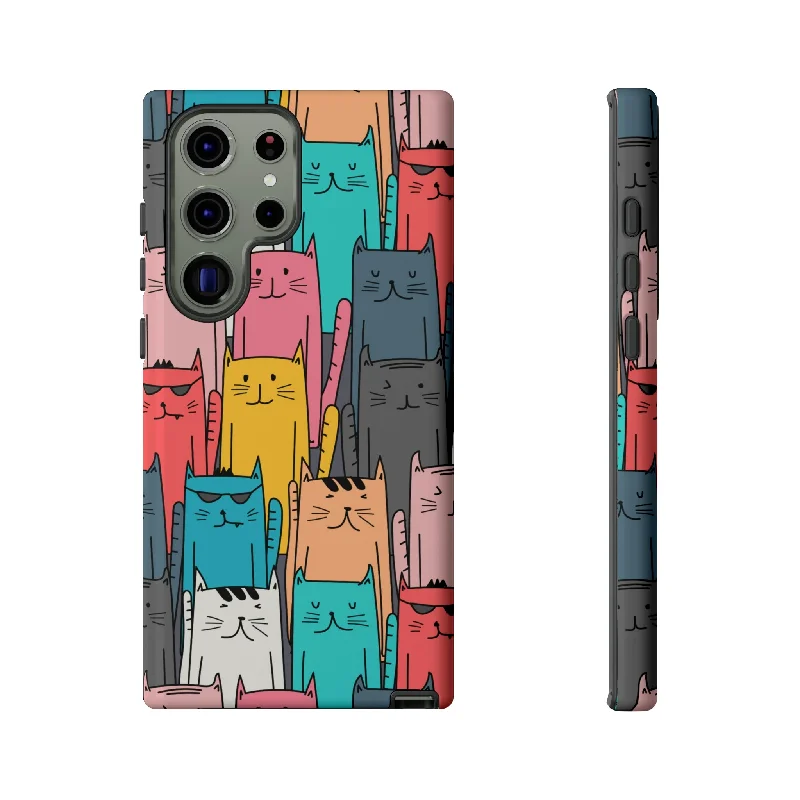 Colorful Cats Android Case - Protective Phone Case