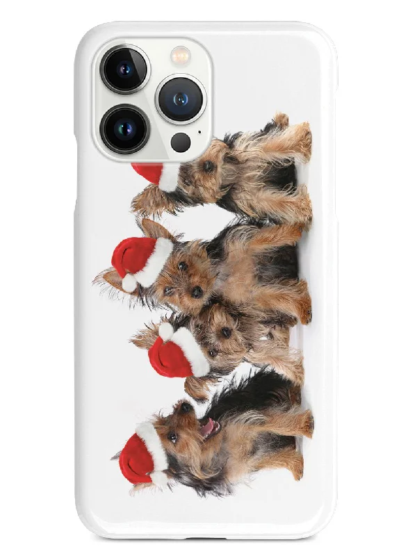 Cute Christmas Yorkies Case