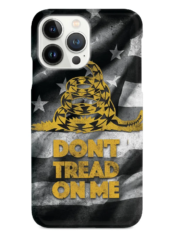 Don't Tread on Me - B&W Flag Case