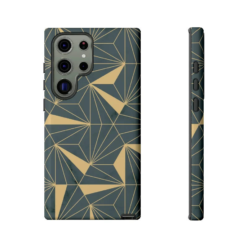 Gold Lines Android Case - Protective Phone Case