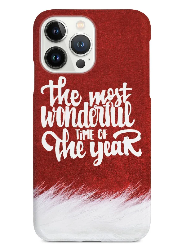 Most Wonderful Time - Santa Hat Case