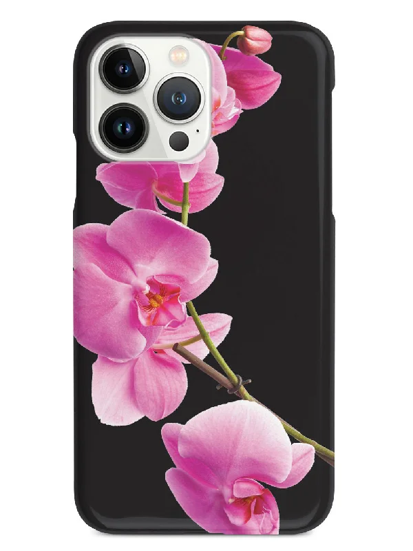 Pink Orchid - Black Case