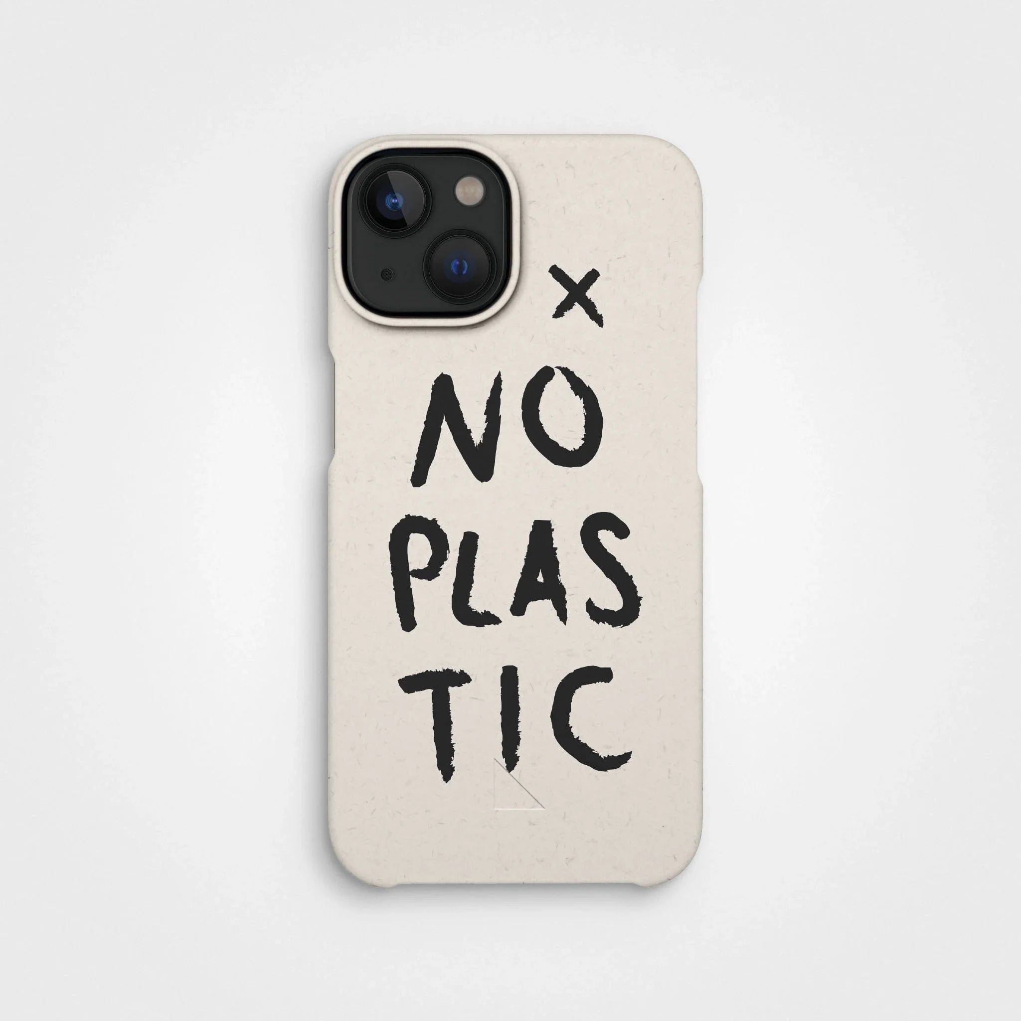 Plant-based phone case, no plastic, black | Vanilla white