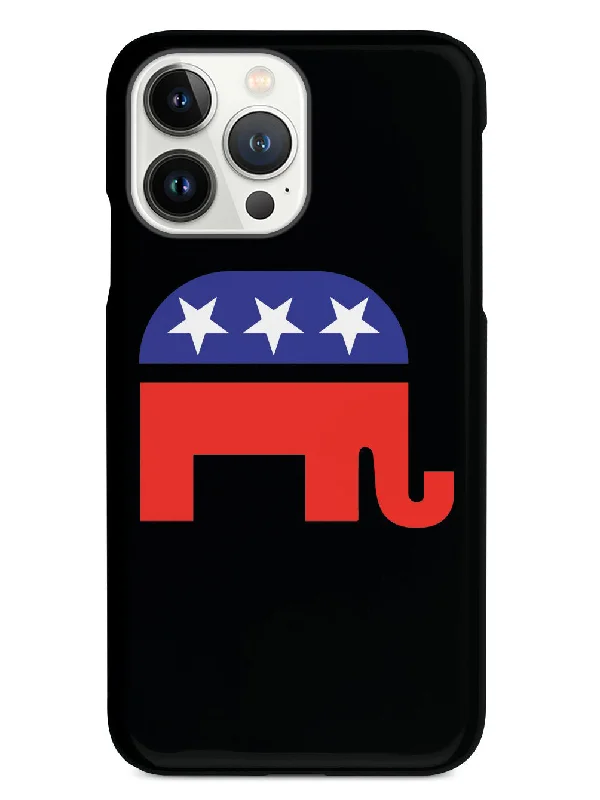 Republican Elephant Logo - Black Case