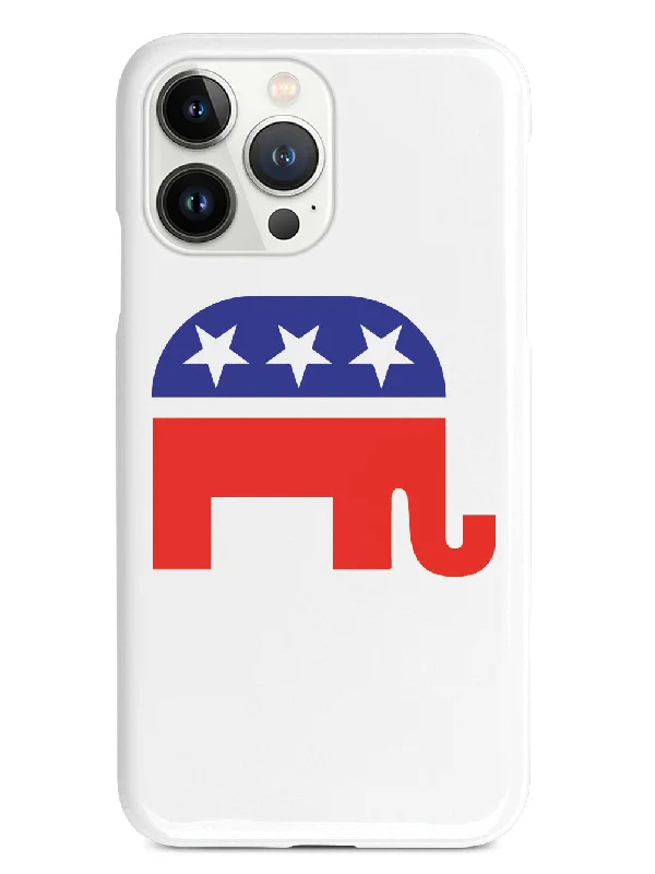 Republican Elephant Logo - White Case