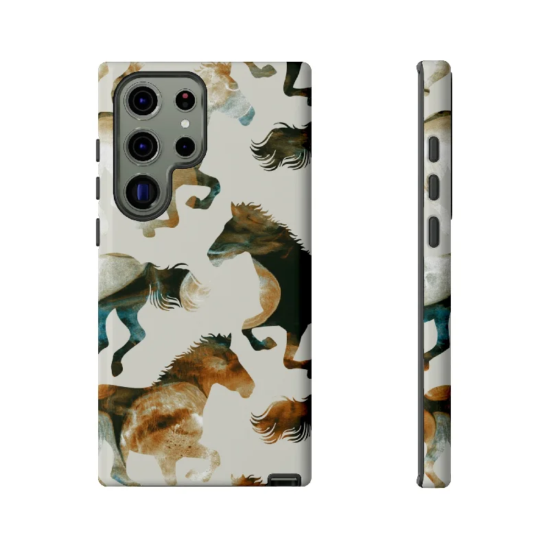 Tie Dye Horses Android Case - Protective Phone Case