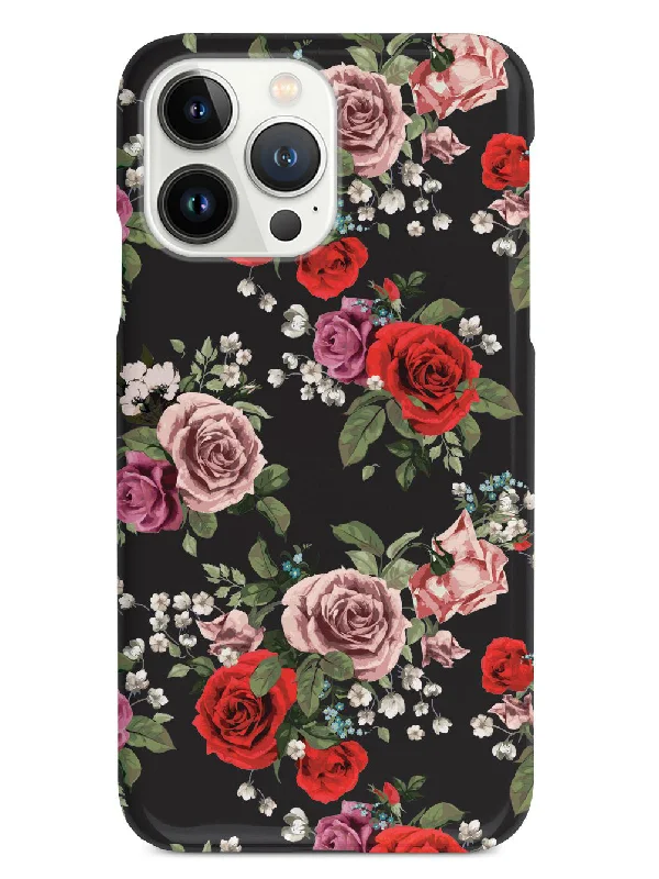 Vintage Roses - Black Case