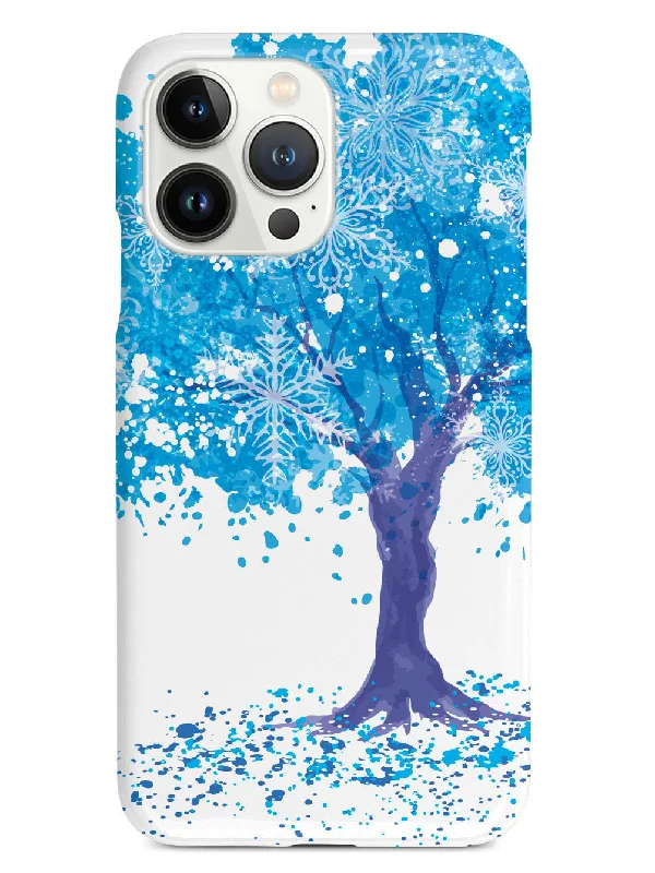 Winter Snowflakes Tree - White Case